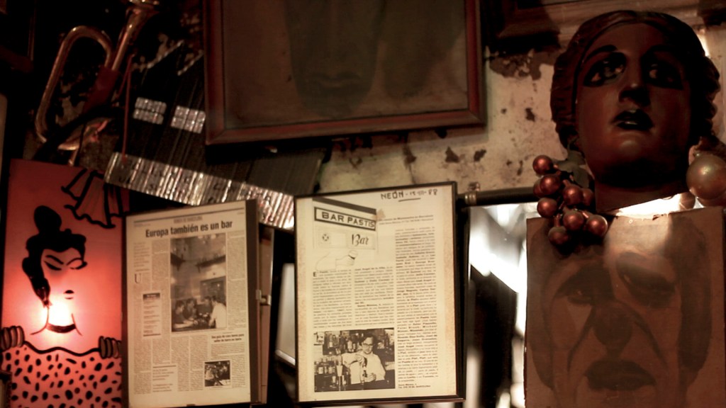 Detalles del interior del Bar Pastís